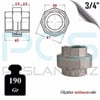 PASLANMAZ ÇELİK 304 KALİTE DİŞLİ KONiK REKOR