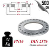 PASLANMAZ ÇELİK 304 KALİTE DÜZ FLANŞ