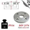 PASLANMAZ ÇELİK 304 KALİTE DÜZ FLANŞ