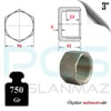PASLANMAZ ÇELİK 304 KALİTE İÇ DİŞ KÖR TAPA