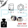 PASLANMAZ ÇELİK 304 KALİTE İNOX A2 FİBERLİ SOMUN