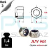 PASLANMAZ ÇELİK 304 KALİTE İNOX A2 FİBERLİ SOMUN