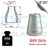 PASLANMAZ ÇELİK 304 KALİTE KONSANTRİK REDÜKSİYON