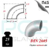 PASLANMAZ ÇELİK 304 KALİTE PATENT DİRSEK