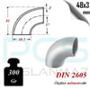 PASLANMAZ ÇELİK 304 KALİTE PATENT DİRSEK