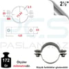 PASLANMAZ ÇELİK 304 KALİTE SAPSIZ KELEPÇE 