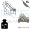 PASLANMAZ ÇELİK 304 KALİTE Y TİPİ ÇEKVALF