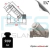 PASLANMAZ ÇELİK 304 KALİTE Y TİPİ ÇEKVALF
