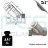 PASLANMAZ ÇELİK 304 KALİTE Y TİPİ ÇEKVALF