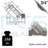 PASLANMAZ ÇELİK 304 KALİTE Y TİPİ ÇEKVALF
