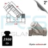 PASLANMAZ ÇELİK 304 KALİTE Y TİPİ ÇEKVALF