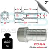 PASLANMAZ ÇELİK 316 KALİTE HORTUM UÇLU NİPELLER
