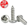 PASLANMAZ ÇELİK 316 KALİTE YSB SAC VİDASI