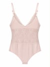 BLUSH LACE BODYSUIT