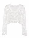 BUTTERFLY LACE BLOUSE