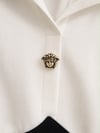 CROPPED COLLAR BLUZ