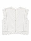 EMBROIDERY LACE CROP BLUZ