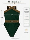 EMERALD CHAIN DETAIL SWIMSUIT