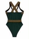 EMERALD CHAIN DETAIL SWIMSUIT