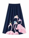 FLAMINGO DESENLİ ETEK