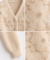 FLEUR DE LUNE İNCİ DETAYLI HIRKA