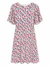 FLORAL CUT-OUT ELBİSE