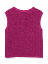 FUCHSIA DANTEL BLUZ