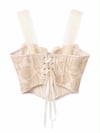 IVORY ROSE CORSET TOP