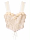 IVORY ROSE CORSET TOP
