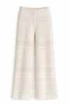 LACE KNIT MIDI SKIRT