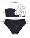 NOIR CAMELLIA BİKİNİ TAKIMI