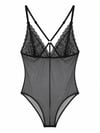 NOIR MESH STRAP BODYSUIT