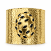 OVAL CUFF BLACK — SİYAH TAŞLI BİLEKLİK