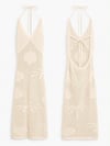 PALM KNIT MAXI ELBİSE