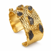 ROCK CUFF — FÜME TAŞ DETAYLI BİLEKLİK