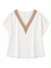 SAND DUNE V-NECK BLUZ