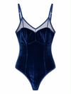 SAPPHIRE VELVET BODYSUIT