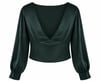 SATIN OPEN BACK BLUZ