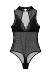 SİYAH DANTEL & TÜL BODYSUIT