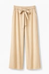 SOFT PLEATS BAĞLAMALI PANTOLON – KREM