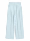SOFT PLEATS BAĞLAMALI PANTOLON – MAVİ