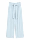SOFT PLEATS BAĞLAMALI PANTOLON – MAVİ