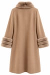 THE FUR ROOM | CAMEL CASHMERE COAT