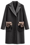 THE FUR ROOM | CHARCOAL MINK COAT