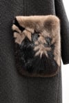 THE FUR ROOM | CHARCOAL MINK COAT