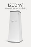 Auramax Pro 1200L Geniş Alan Koku Makinesi Beyaz ve Ginger Flowers Auramax Koku Kartuşu 250 ML Seti