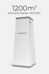 Auramax Pro 1200L Geniş Alan Koku Makinesi Beyaz ve Cute Auramax Koku Kartuşu 250 ML Seti