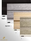 Sütlü Kahve Bambu Zebra Yüksek Kalite Metal Kasa 
