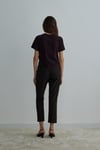 Dark Brown Crew Neck Cotton T-Shirtt