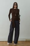 Ray Ribbed Knit Blouse